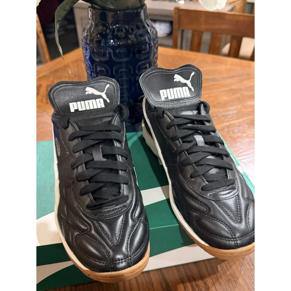 Puma King Indoor Black White Men's 9.5 NWB